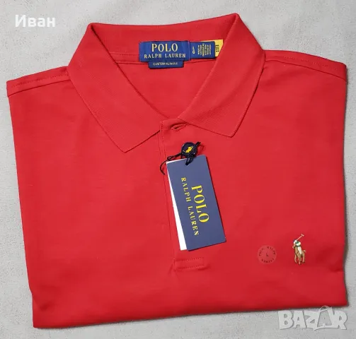 Нова оригинална фланелка Polo Ralph Lauren, custom slim fit – 100% памук  XL