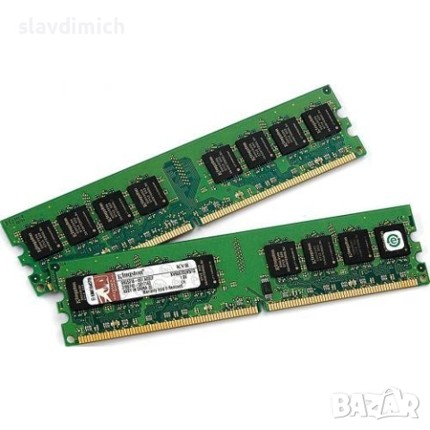 Рам Ram памет за компютър Kingston kvr800d2n5/1g 1gb DDR2 800mhz SDRAM PC100 