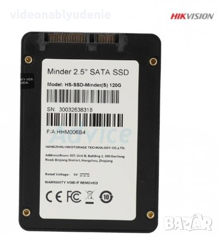 Hikvision HS-SSD-Minder(S) 2.5" Sata III 120GB Solid-State Drive 3D NAND TLC Технология SATA 3 6Gb/s, снимка 4 - Твърди дискове - 32705843