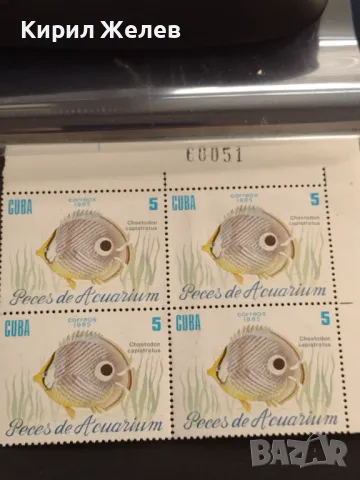 Пощенски марки чисти ЖИВОТНИ РИБИ поща КУБА за КОЛЕКЦИЯ 46766, снимка 8 - Филателия - 47321123