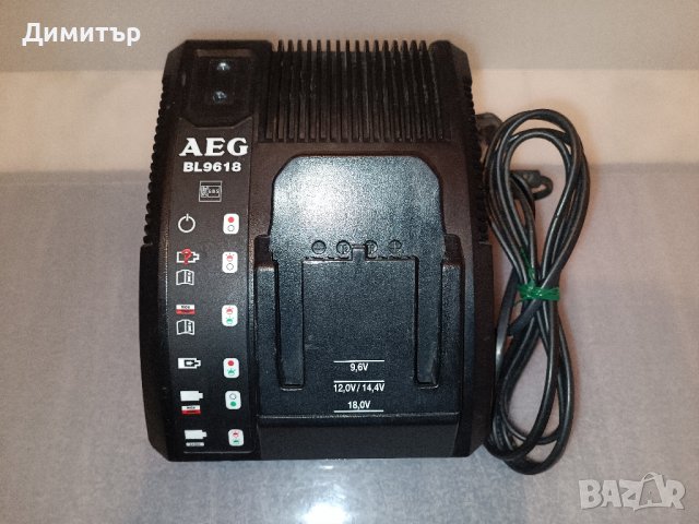 AEG BL9618 зарядно устройство 9.6-18V, снимка 1 - Винтоверти - 39354916