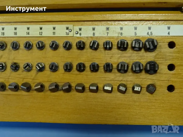 Комплект накрайници за резбомер VEB Suhl W4.5-W48/60, снимка 4 - Други инструменти - 49129051
