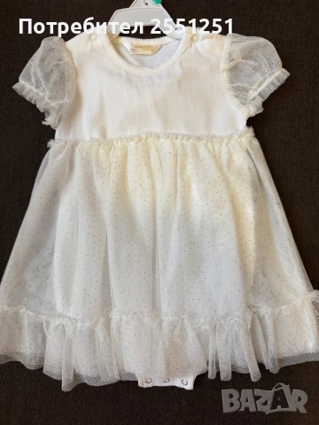 Продавам Бебешка Боди Рокля с Корона, MAYORAL 6-7 м.75 см.