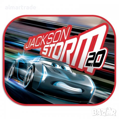 Комплект 2 сенника за кола, Disney Lightning Mcqueen, 36 x 44 cm, снимка 2 - Аксесоари и консумативи - 39334690