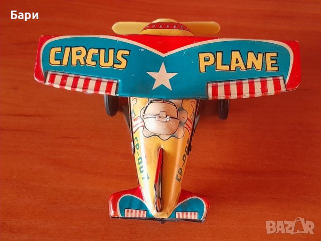Стара рядка играчка ЦИРКОВ САМОЛЕТ CP-007-Япония, снимка 4 - Колекции - 43483917