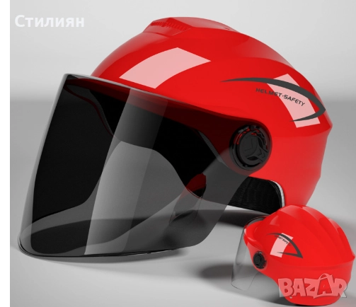 Каска за скутер, тротинетка, колело, снимка 2 - Велосипеди - 51824480