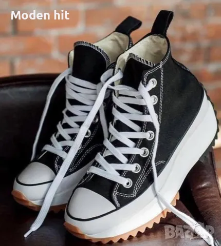 Converse дамски кецове висок клас реплика, снимка 2 - Кецове - 49212033