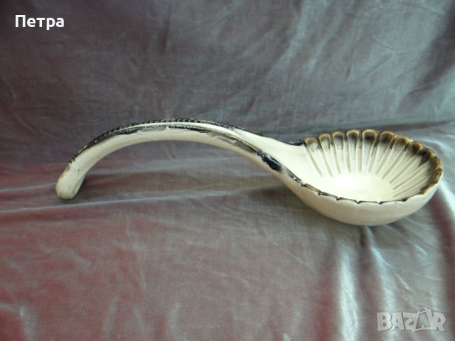 Порцеланов черпак, снимка 2 - Антикварни и старинни предмети - 37503045