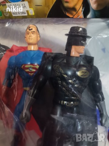 Батман и Спайдърмен Супермен Зоро светещи подвижни играчки фигурки пластмасови pvc за игра и торта, снимка 4 - Фигурки - 36673014