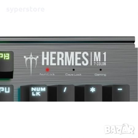 Клавиатура Геймърска USB Gamdias Hermes M1 Механична с LED Подсветка, снимка 3 - Клавиатури и мишки - 33470408