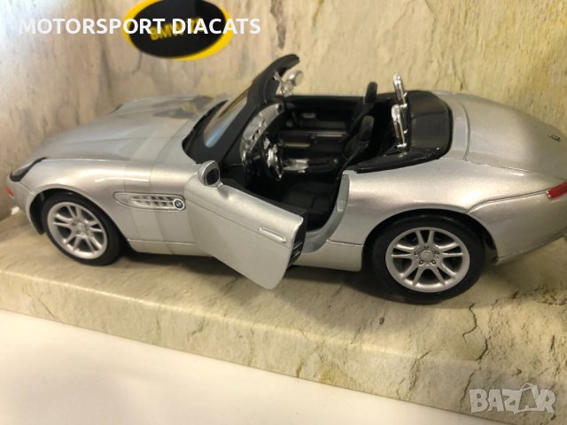 Метална колекционерска количка MAISTO BMW Z8 M 1:24 мащаб,нова!, снимка 3 - Колекции - 38087236