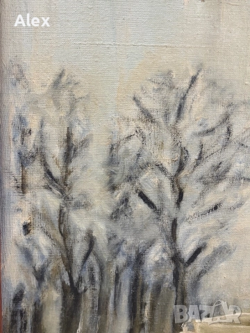 Картина масло върху платно, снимка 5 - Антикварни и старинни предмети - 52824917