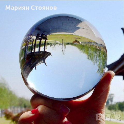 Кристална топка за фотография стъклена сфера за снимки декорация, снимка 6 - Фотоапарати - 27143136