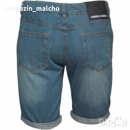 МЪЖКИ КЪСИ ДЪНКИ – CRIMINAL DAMAGE; размери: W34 и W38, снимка 3 - Къси панталони - 28831223