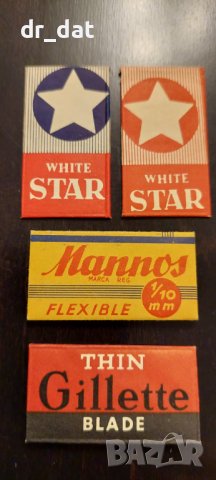 Gillette, Star, Mannos колекционерски ножчета за бъснене , снимка 1 - Колекции - 39676194