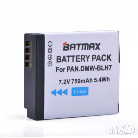 Батерия за Panasonic Lumix DMW-BLH7, BLH7, DMW-BLH7PP, DMW-BLH7E, DMC-GM1, GM1 DMC-GM5, GM5 DMC GF7 , снимка 2 - Батерии, зарядни - 33619538