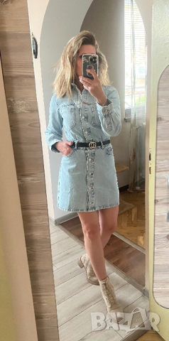 Дънкова рокля на ZARA, снимка 5 - Рокли - 44921113