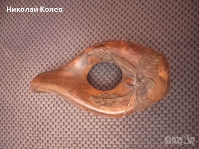 Интересна стомничка, пластика с кожа, снимка 3 - Други стоки за дома - 40016904