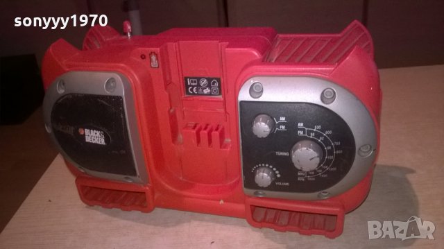 black & decker строително радио-внос швеицария, снимка 12 - Радиокасетофони, транзистори - 26438591