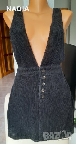 Черен джинсов сукман , снимка 2 - Сукмани - 43045884