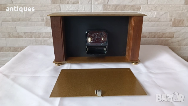 Бронзов каминен часовник - Dugena - Антика - 1970", снимка 9 - Антикварни и старинни предмети - 53255457