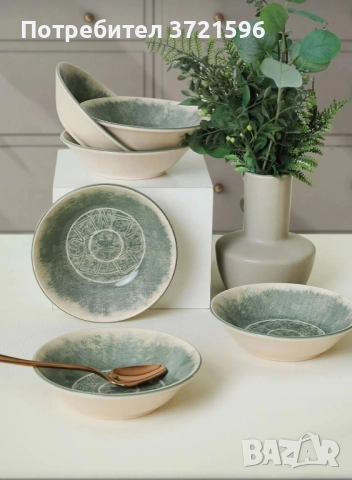 6бр. керамични купички, 18 см, снимка 2 - Сервизи - 51986816