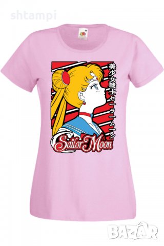 Дамска тениска Sailor Moon 01,Анимация,игра,Празник,Повод., снимка 10 - Тениски - 37946254