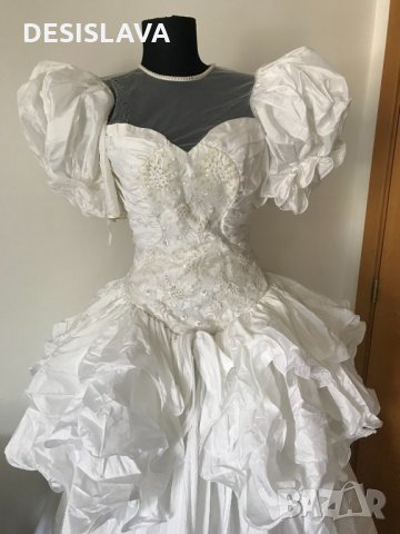 Сватбена булчинска рокля модел Холивууд, снимка 2 - Рокли - 26432075