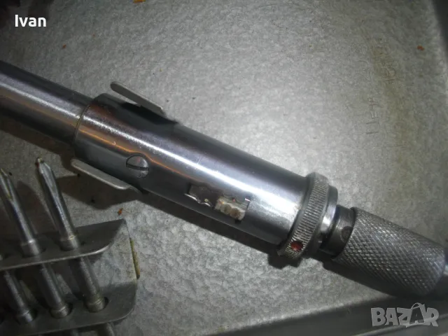 НОВА РУСКА СССР 1988г. РЪЧНА РЕВЕРСИВНА ОБРАТИМА ОТВЕРТКА 20 ЧАСТИ ПЪЛЕН КОМПЛЕКТ В МЕТАЛНА КУТИЯ , снимка 10 - Отвертки - 48482981