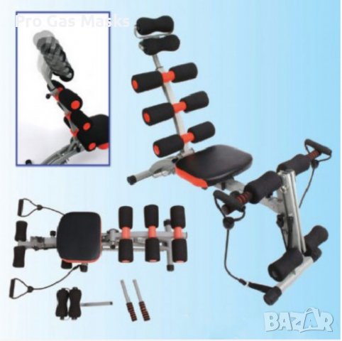 Фитнес Уред За Хиперекстензии 6 Pack 6 в 1 само за 250 лв. За много упражнения за кръст, гръб, рамо,