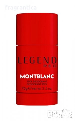 Mont Blanc Legend Red Deo stick 75ml дезодорант стик за мъже, снимка 1 - Дезодоранти - 39524394
