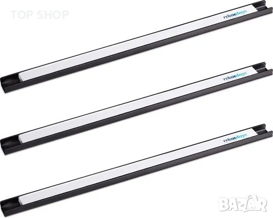 Комплект от 3 магнитни държача релси магнитна лента за инструменти ножове и други, снимка 3 - Гедорета - 49093007