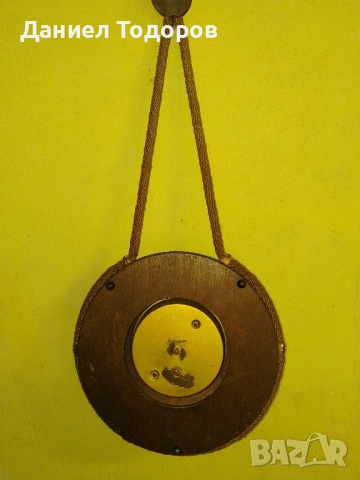 Стар Германски Стенен Механичен Часовник -Маите- Работи Точно , снимка 9 - Антикварни и старинни предмети - 51718561