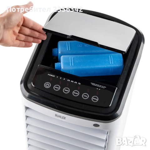 Мобилен охладител и отоплител MUHLER MC-6066H LED, снимка 2 - Вентилатори - 51076362