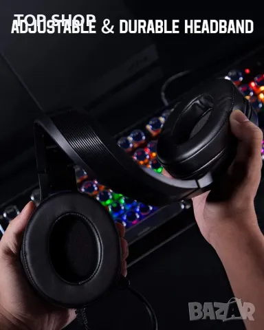 Нови Геймърски слушалки за PS4 PS5 PC Xbox Series X|S Xbox One Switch, снимка 5 - Слушалки и портативни колонки - 49444174