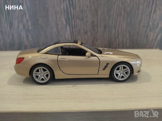 Метална количка Mercedes -Benz SL 500 !!!, снимка 2 - Колекции - 52365037