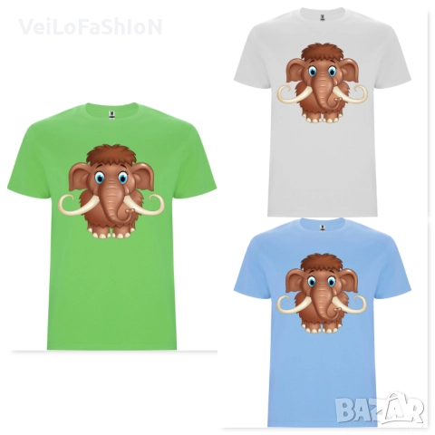 Нова детска тениска с Мани, Ледена епоха в три цвята