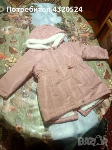 Зимна парка за момиче-размер 98, снимка 3 - Детски якета и елеци - 52787209