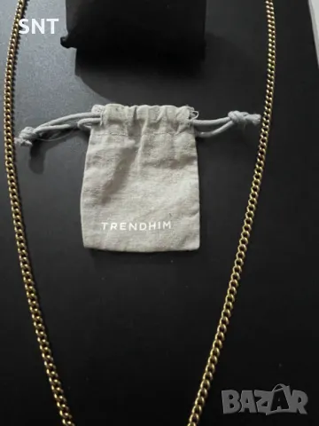 lucleon Златиста верижка 4 мм TRENDHIM, снимка 5 - Колиета, медальони, синджири - 49362537