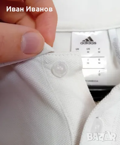 Оригинална фланелка с яка Adidas, снимка 5 - Тениски - 50399338