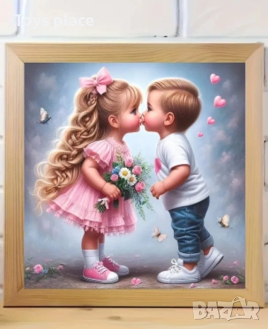 Нови детски диамантени гоблени с красиви картинки 20*20см различни модели , снимка 5 - Игри и пъзели - 52930413