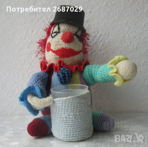 Клоуни, клоун играчка кукла пано цирк фигура, снимка 6 - Други ценни предмети - 28945299