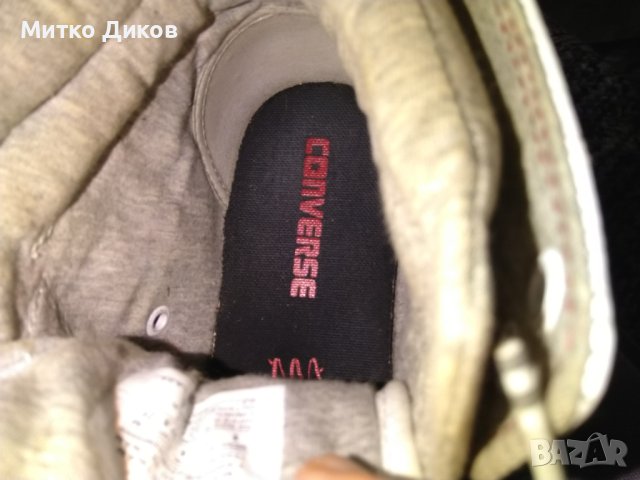 Converse All Star естествена кожа маратонки №37,5 стелка 24см унисекс, снимка 4 - Маратонки - 43049910