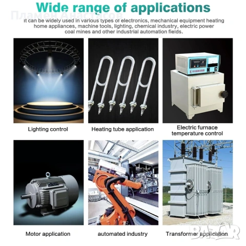 Solid State Relay 25A – 12V SSR полупроводниково реле, 3–32V DC вход / 480V AC изход (VSR25DA48Z), снимка 6 - Друга електроника - 53296420