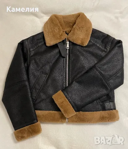 Късо яке Zara S р-р, снимка 3 - Якета - 48224803