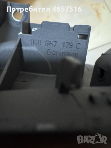 Дръжка вътрешна за предна лява врата на Жета Jeta голф Vw Golf 5 само за 10лв. 1K0867179C, снимка 3 - Части - 52520365