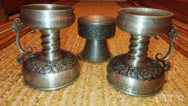 Свещници - Made in Norway , снимка 1 - Антикварни и старинни предмети - 37611311