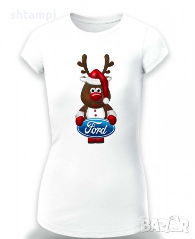 Дамска тениска FORD Deer, снимка 5 - Тениски - 32838762