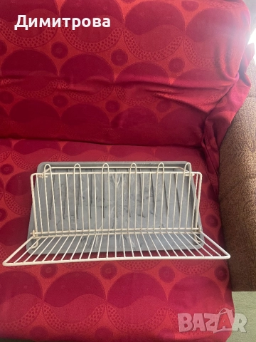 Сушилник метален за чинии /сгъваем/, сушилници за чинии с подложка - 2 бр., снимка 4 - Други - 50175088
