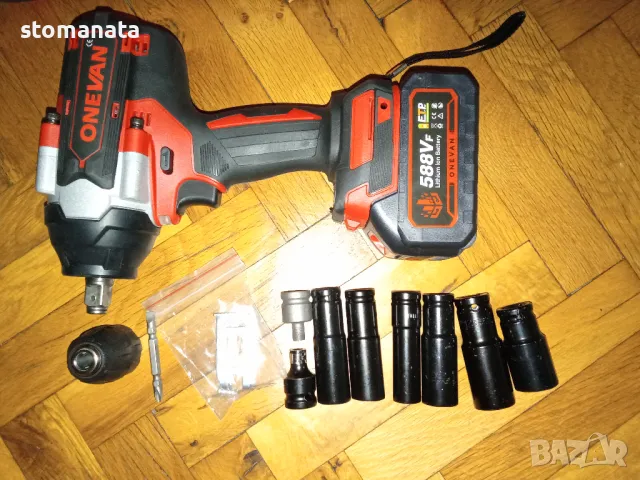 Акумулаторен ударен безчетков гайковерт 1/2 1800Nm